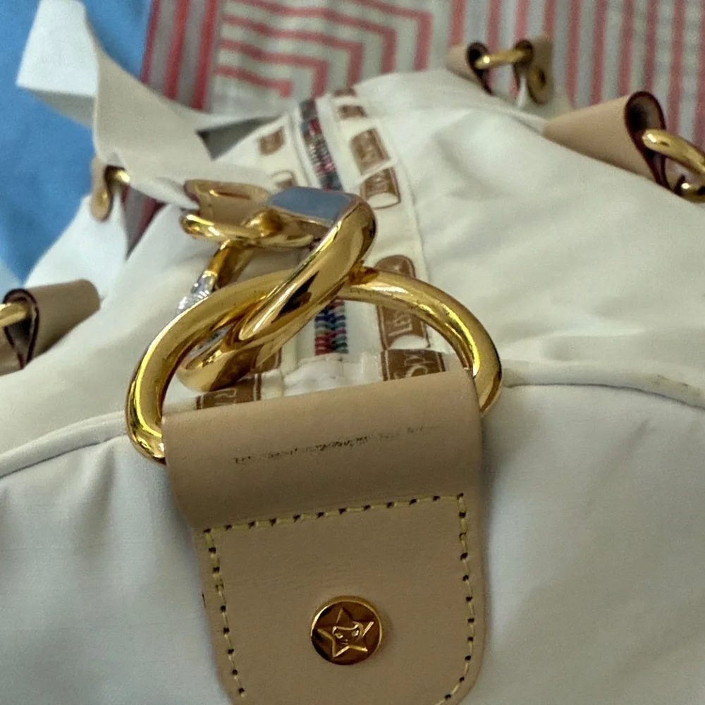 Lesportsac x Tokidoki White Duffle Bag with Strap - Picture 10 of 14